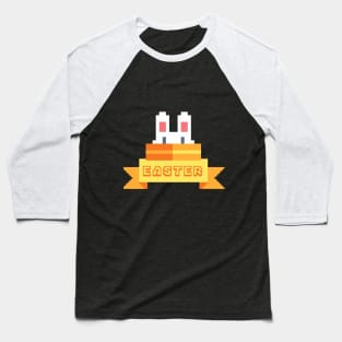 Happy Easter pixel bunny Baseball T-Shirt